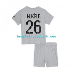 Paris Saint-Germain Mukiele 26 Børn Udebane Fodboldtrøje 2022-2023 Kortærmet