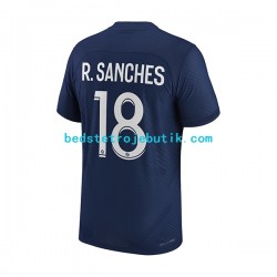 Paris Saint-Germain R.Sanches 18 Mænd Hjemmebane Fodboldtrøje 2022-2023 Kortærmet