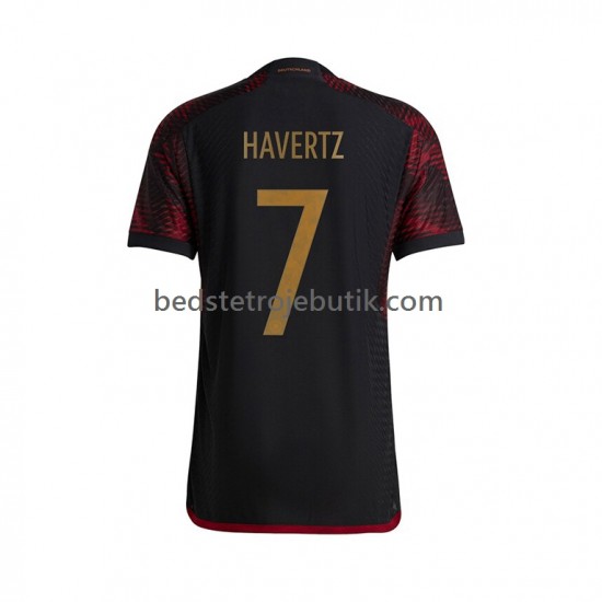 Tyskland Havertz 7 Mænd Udebane Fodboldtrøje World Cup 2022 Kortærmet