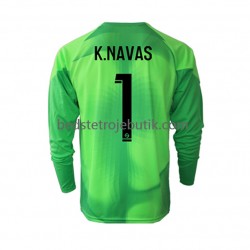 Paris Saint-Germain Keylor Navas 1 Målmand Mænd Hjemmebane Fodboldtrøje 2022-2023 Langærmet
