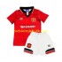 Manchester United 1994 Retro Børn Hjemmebane Fodboldtrøje Kortærmet