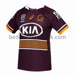 Brisbane Broncos Rugby Hjemmebane Fodboldtrøje 2021 Kortærmet