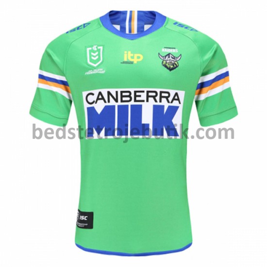 Canberra Raiders Rugby Hjemmebane Fodboldtrøje 2021 Kortærmet