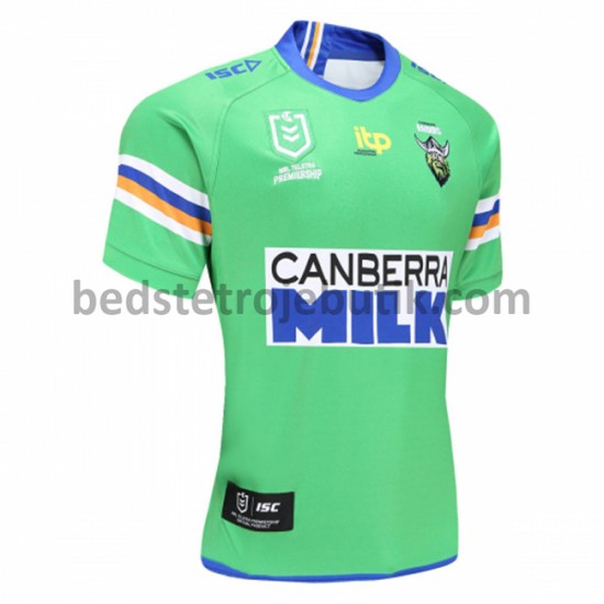 Canberra Raiders Rugby Hjemmebane Fodboldtrøje 2021 Kortærmet