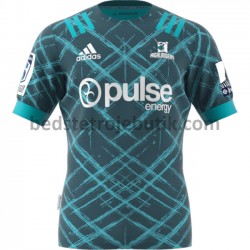 Dunedin Highlanders Rugby Udebane Fodboldtrøje 2020 Kortærmet