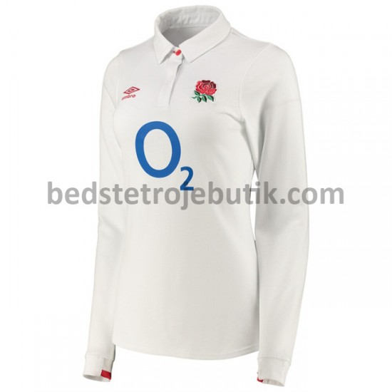 England Rugby Classic Dame Hjemmebane Fodboldtrøje 2020-2021 Langærmet