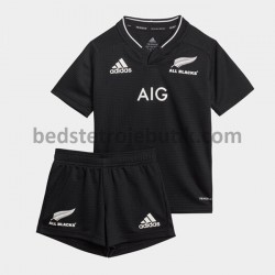 New Zealand Rugby Børn Hjemmebane Fodboldtrøje 2020-2021 Kortærmet