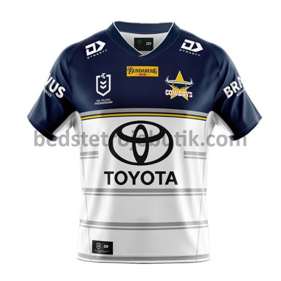 North Queensland Cowboys Rugby Udebane Fodboldtrøje 2021 Kortærmet