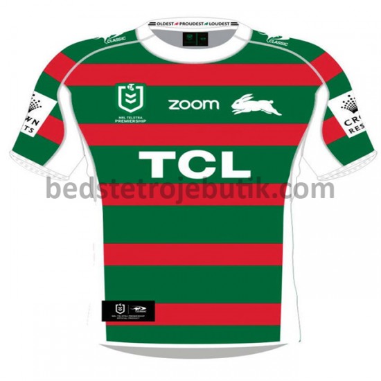 South Sydney Rabbitohs Rugby Udebane Fodboldtrøje 2021 Kortærmet