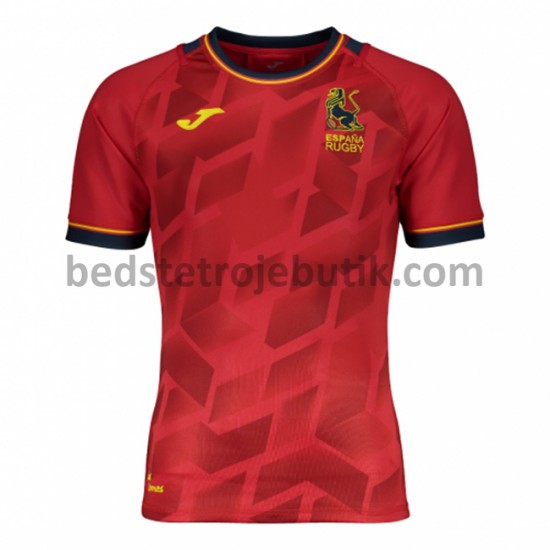 Spanien Rugby Hjemmebane Fodboldtrøje 2021 Kortærmet