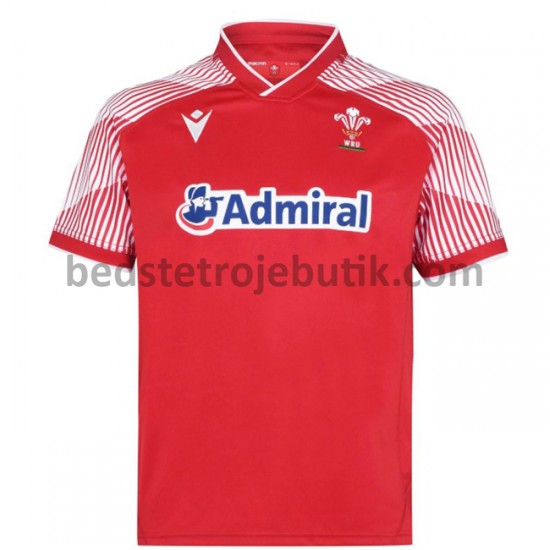 Wales Rugby 7S Hjemmebane Fodboldtrøje 2020-2021 Kortærmet