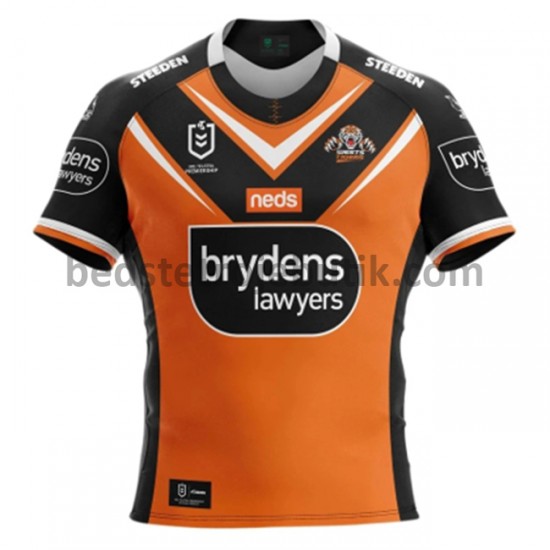 West Tigers Rugby Udebane Fodboldtrøje 2021 Kortærmet