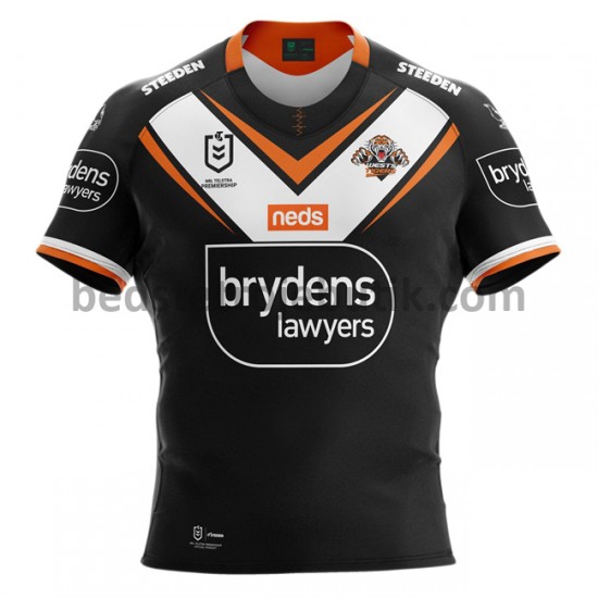 West Tigers Rugby Hjemmebane Fodboldtrøje 2021 Kortærmet